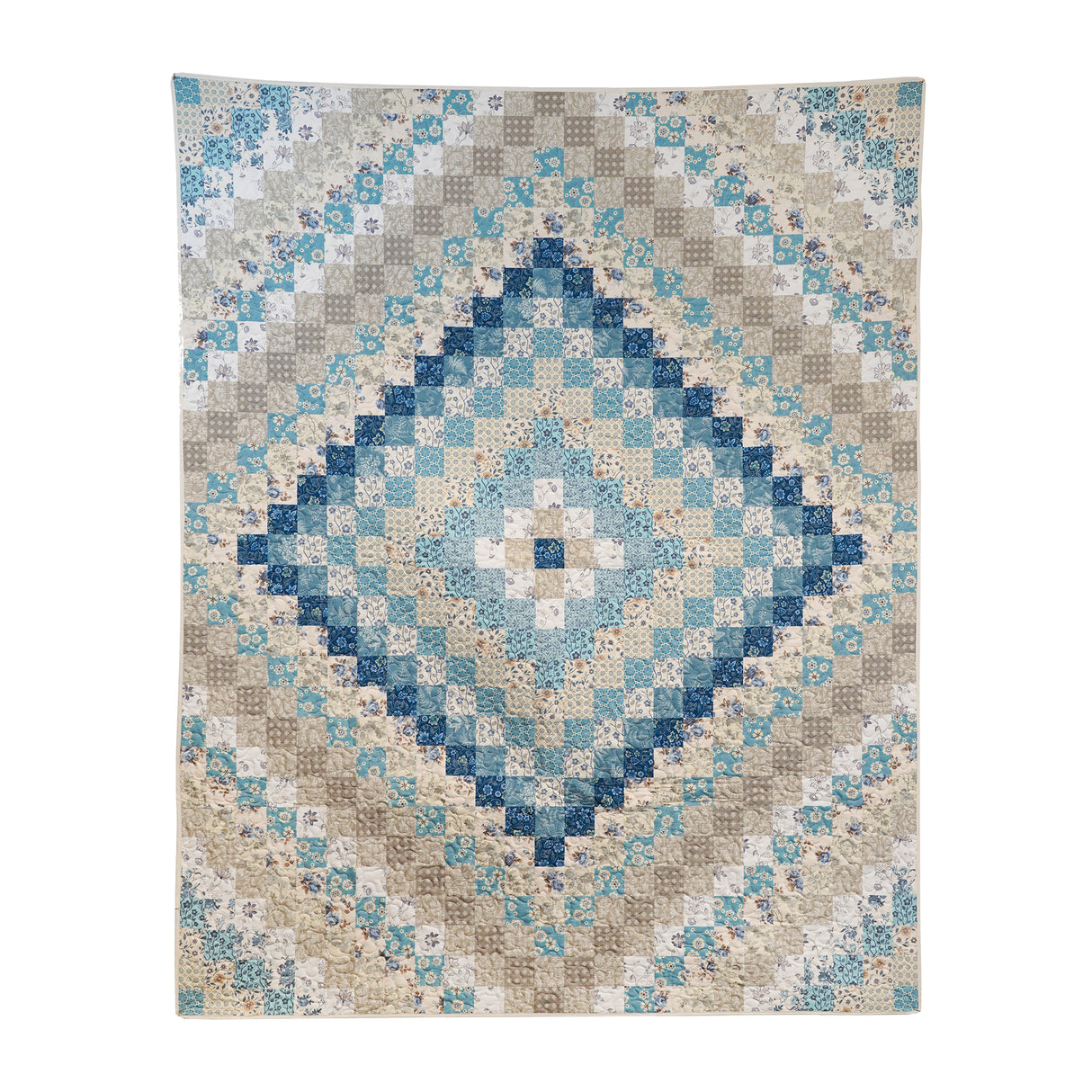 Donna Sharp Blue Diamond Polyester Quilt Collection