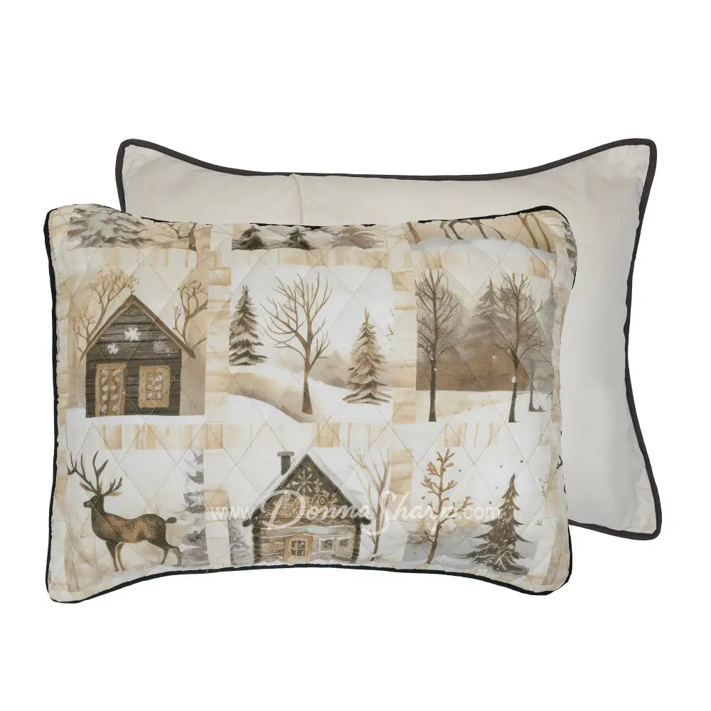 Antique Winter Quilted Bedding Collection - Holiday