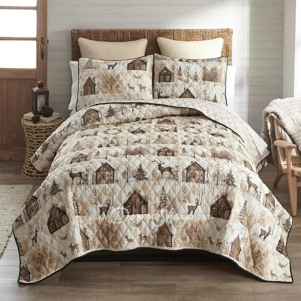 Antique Winter Throw - New