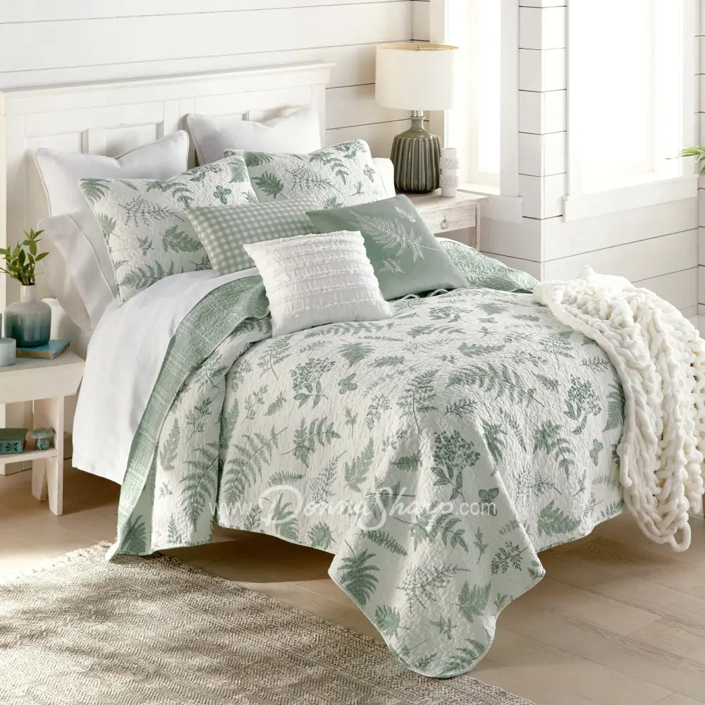 Botanical Cotton Quilted Bedding Set By Donna Sharp