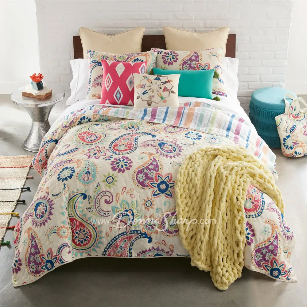 Cali Quilted Bedding Set By Your Lifestyle