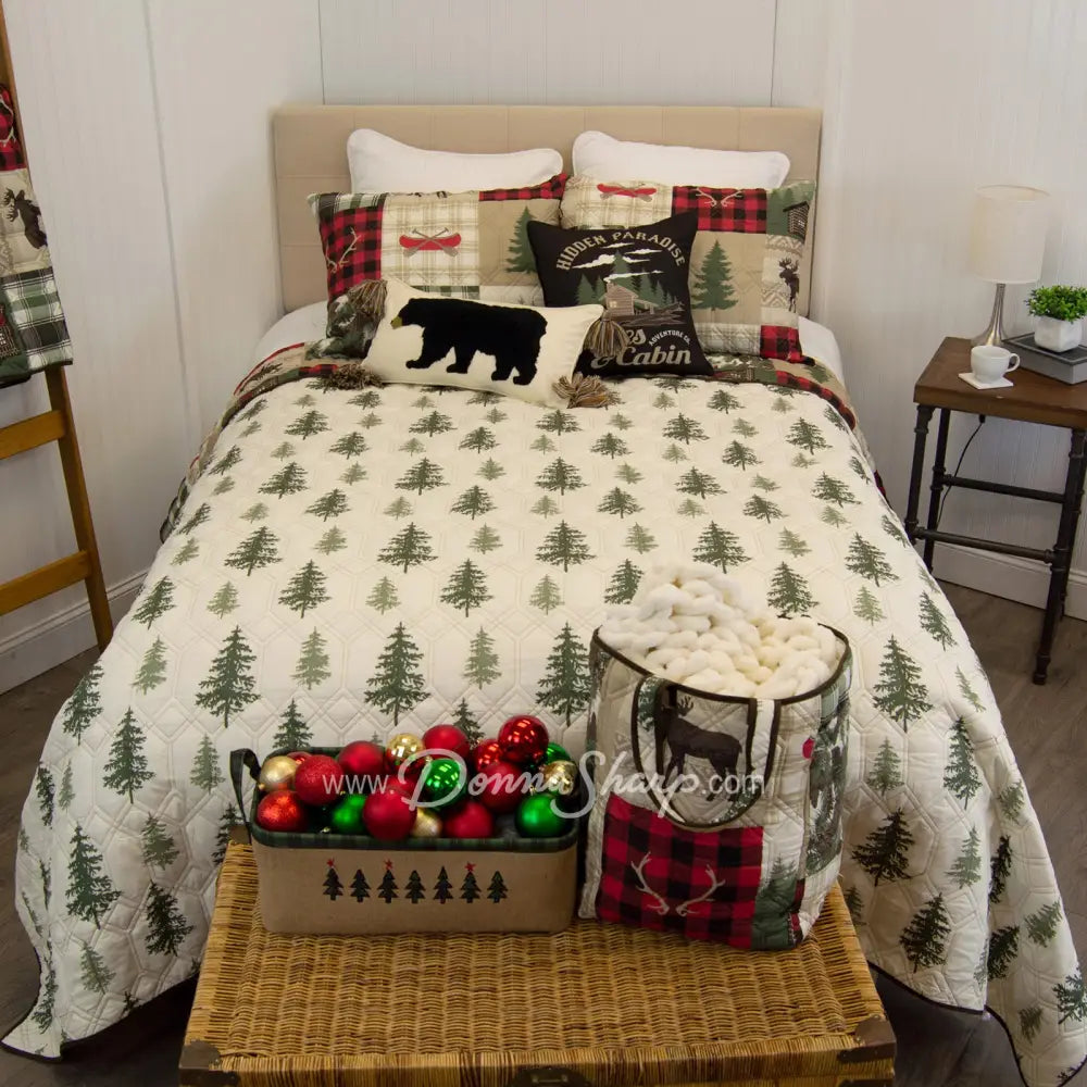 Cedar Lodge Lightweight Quilted Bedding Set From Your Lifestyle By Donna Sharp