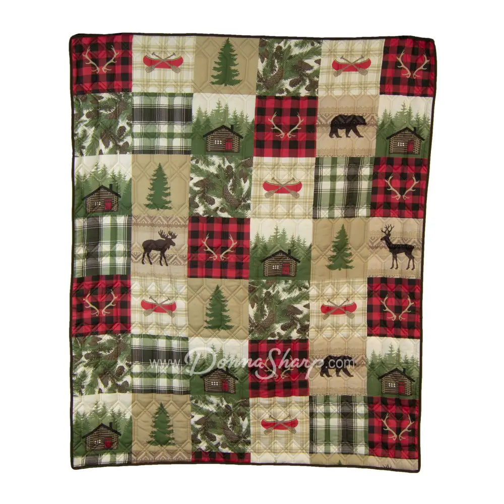 Cedar Lodge Lightweight Quilted Bedding Set From Your Lifestyle By Donna Sharp