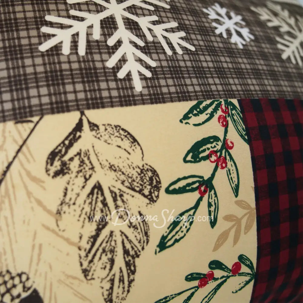 Dashing 3pc Holiday Comforter Bedding Set Holiday