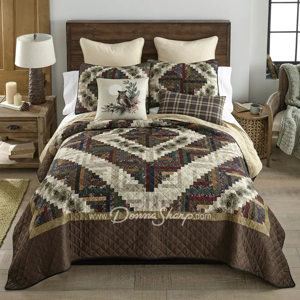 Donna Sharp 3-Piece Whitley Rustic Bedding Set King Set