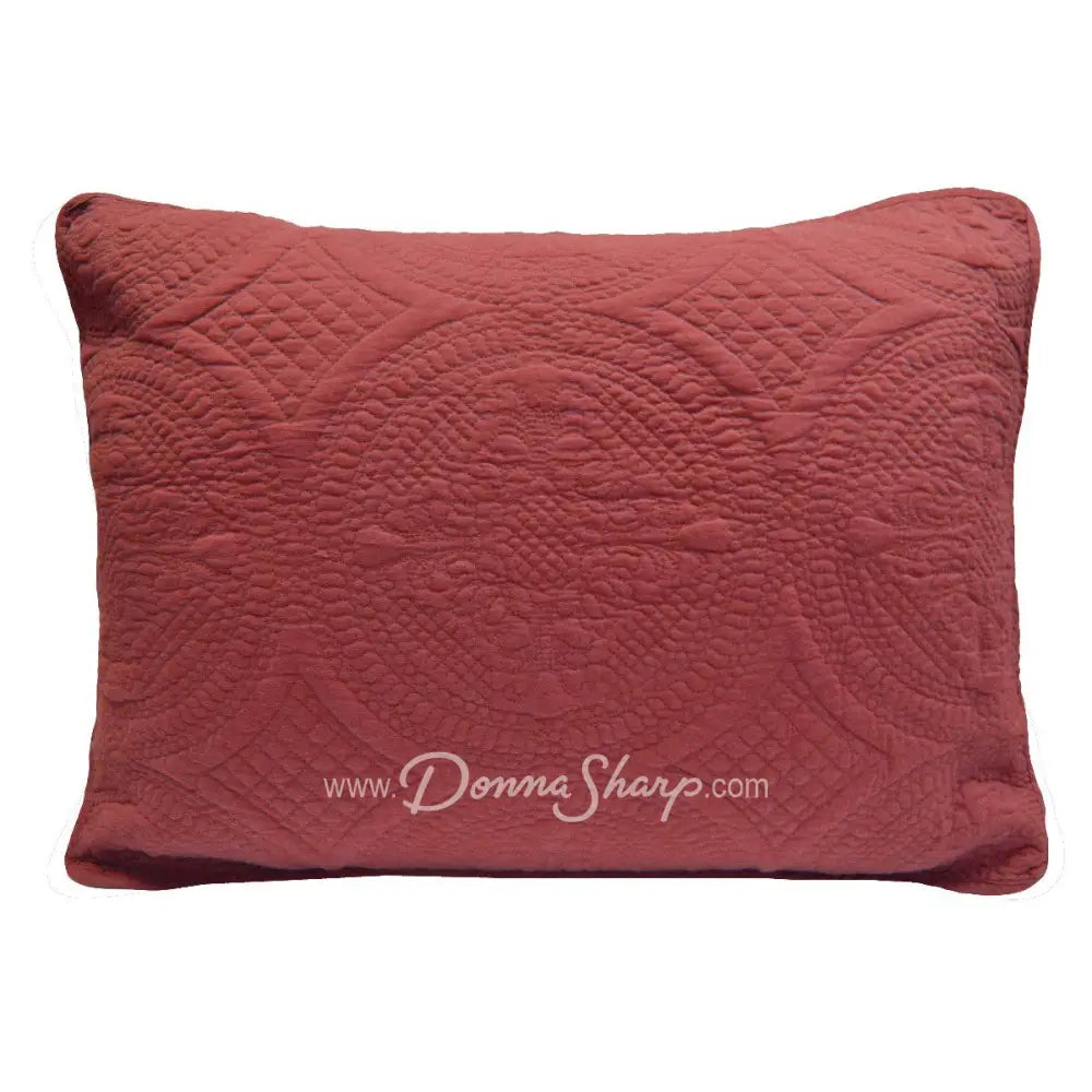 Eurosham Ana Crimson (Quilted) Sale