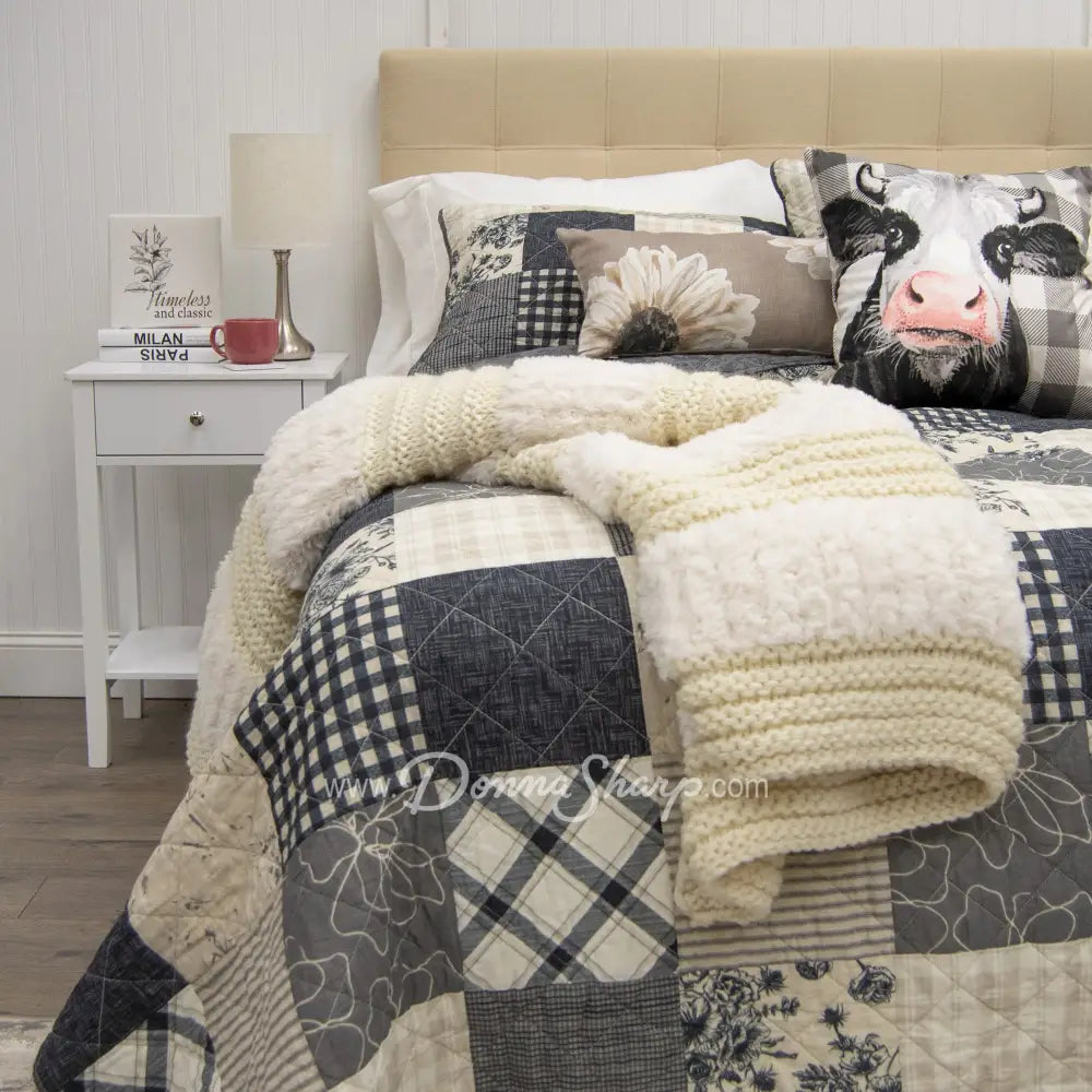 Augusta Cotton Quilt Set From Donna Sharp New