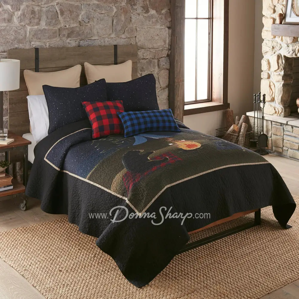 Donna Sharp Bear Campfire Cotton Bedding Set