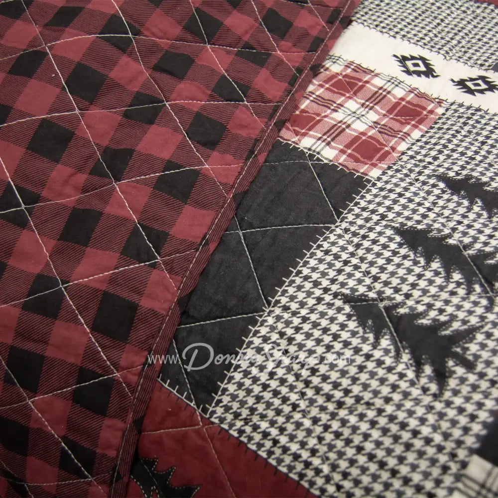 Donna Sharp Bear Peak 3pc Cotton Quilt Set Bedding