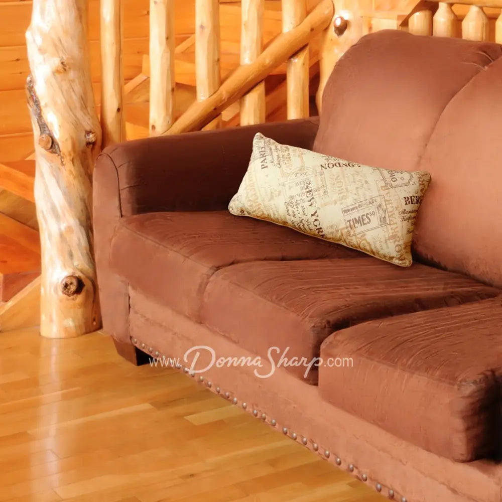 Dec Pillow Biscotti (Rect) Bedding