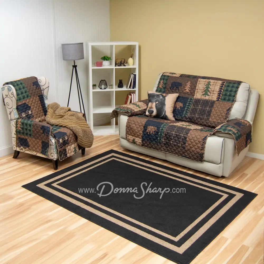 Brown Bear Cabin Furniture Cover New