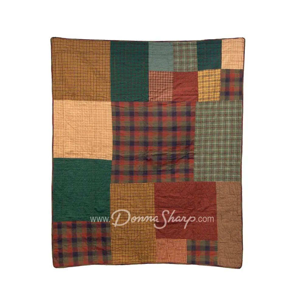 Donna Sharp Campfire Square Cotton Quilted Bedding