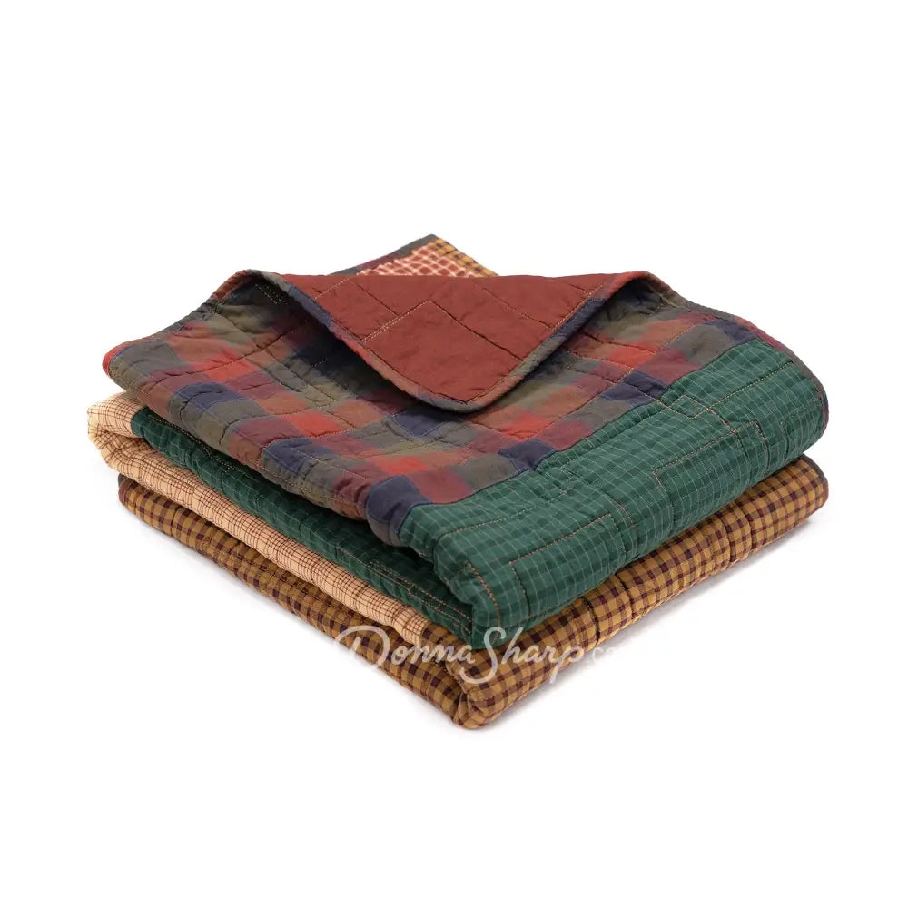 Donna Sharp Campfire Square Cotton Throw Bedding