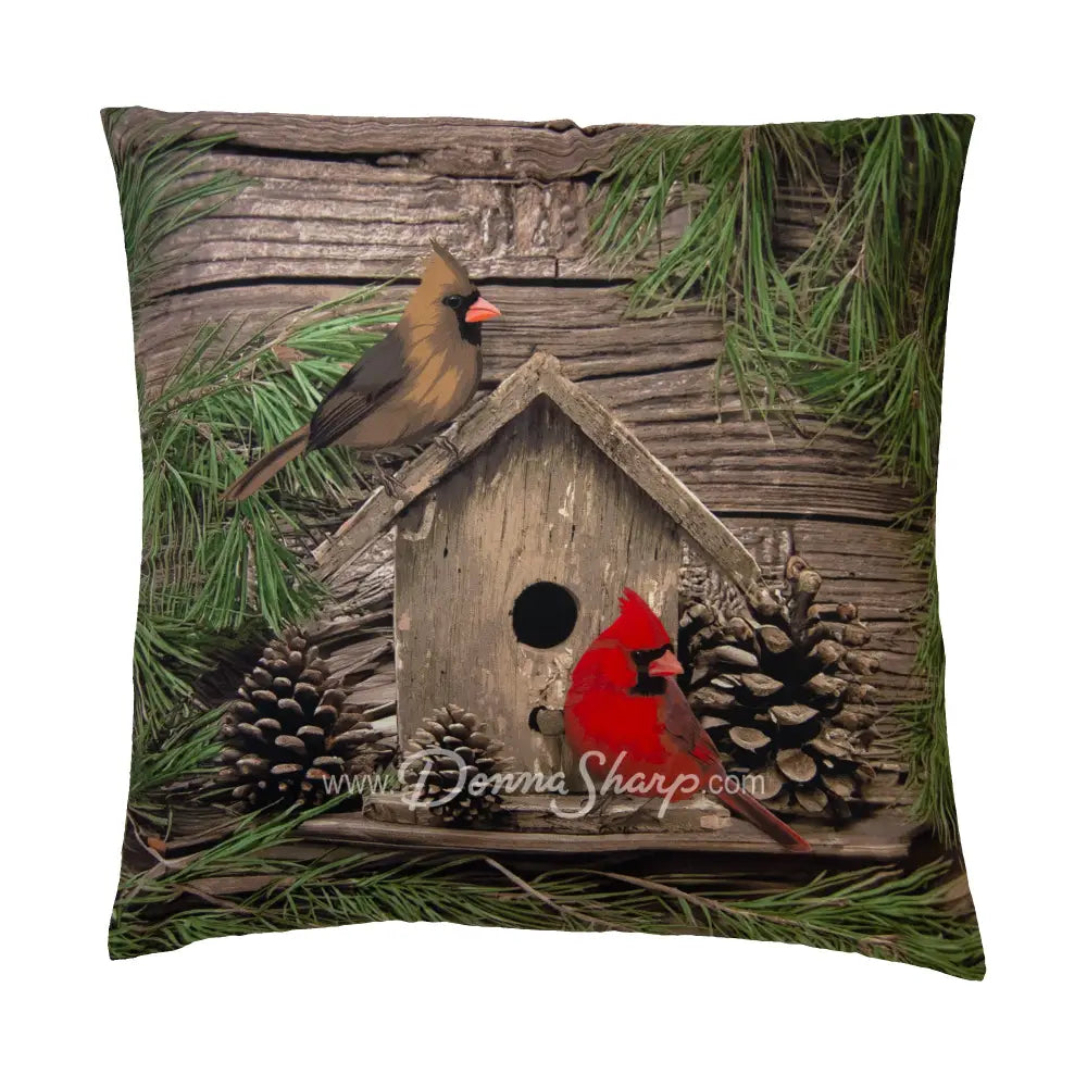 Donna Sharp Cardinal Pine 3pc Quilted Bedding Set New