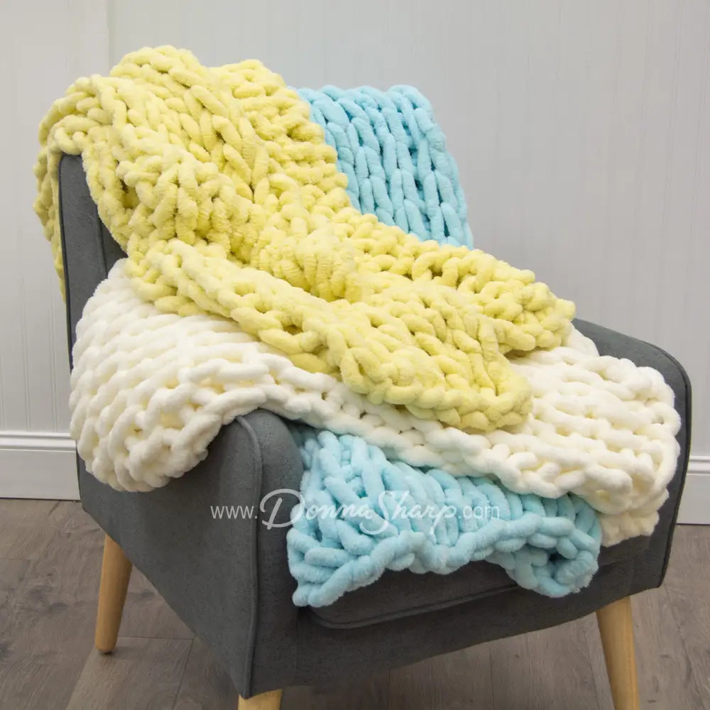 Donna Sharp Chenille Knit Throws Bedding