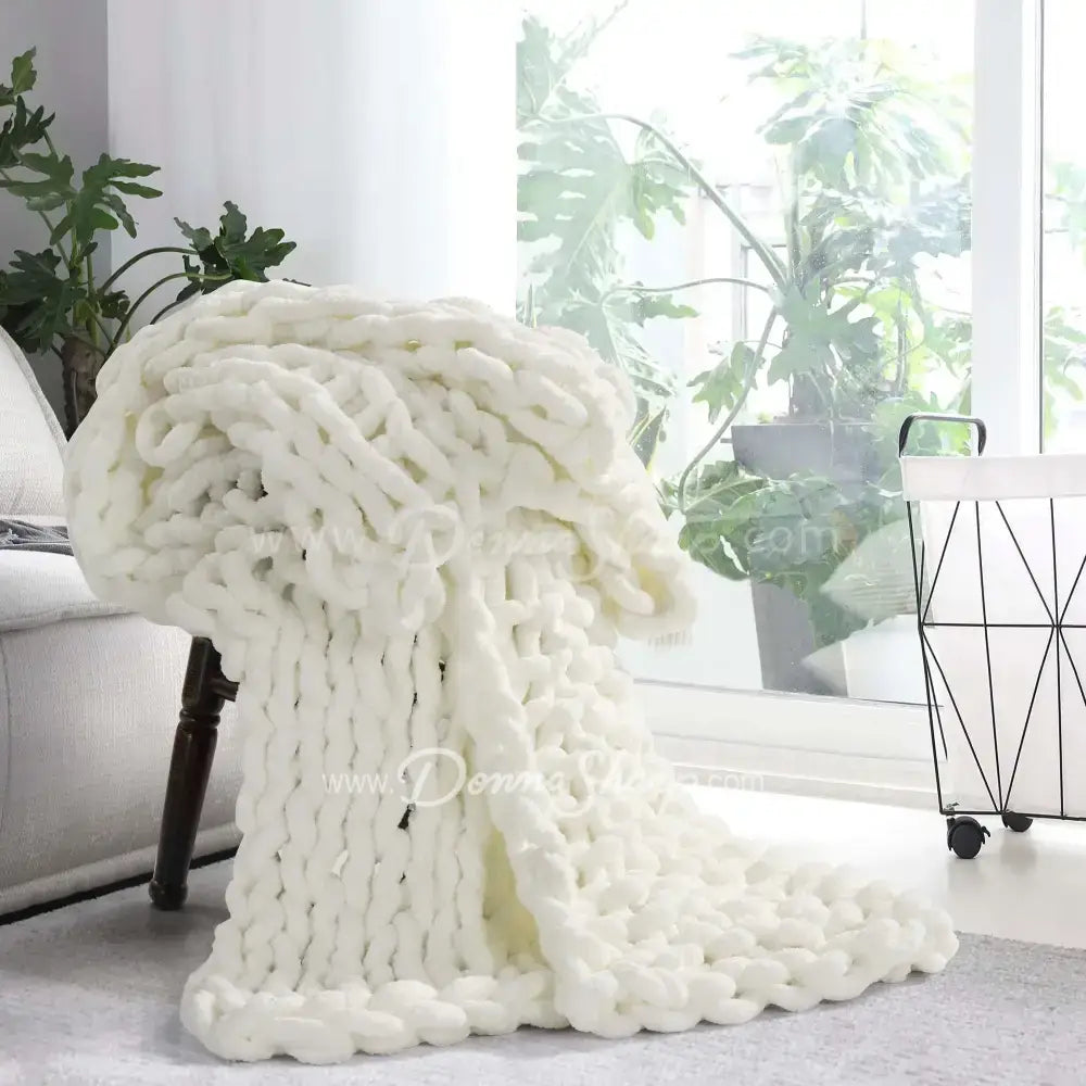 Chenille Knit Throws Bedding