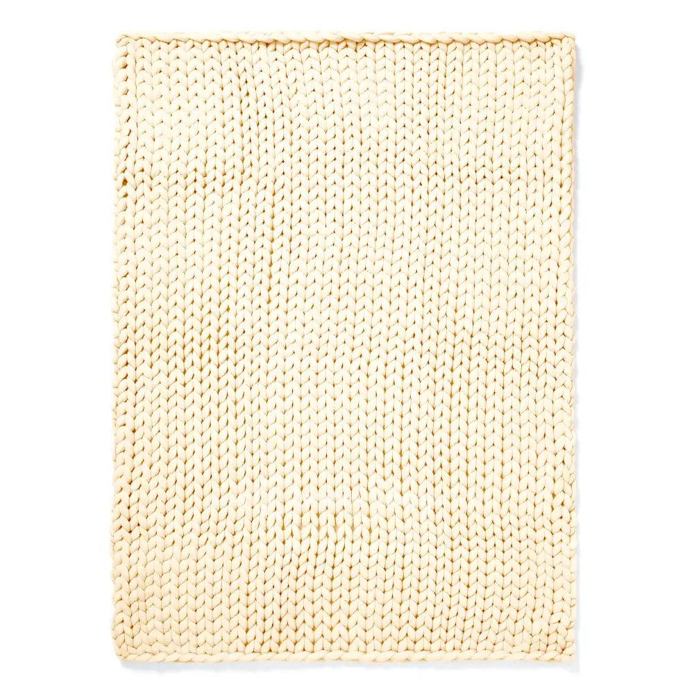 Throw Chunky Knitted (Cream) Brands