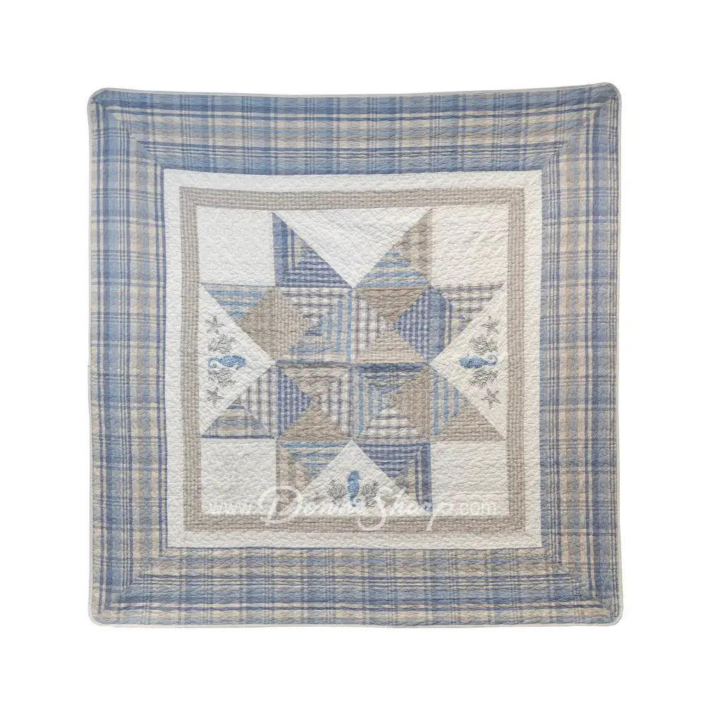 Donna Sharp Coastal Star Cotton Patchwork Quilt Set Throw