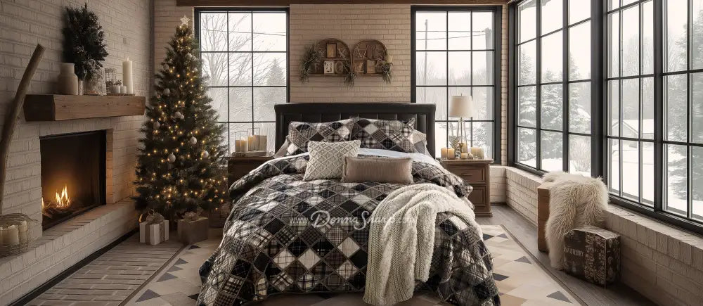 Donna Sharp Driftwood Cotton Quilt Set New