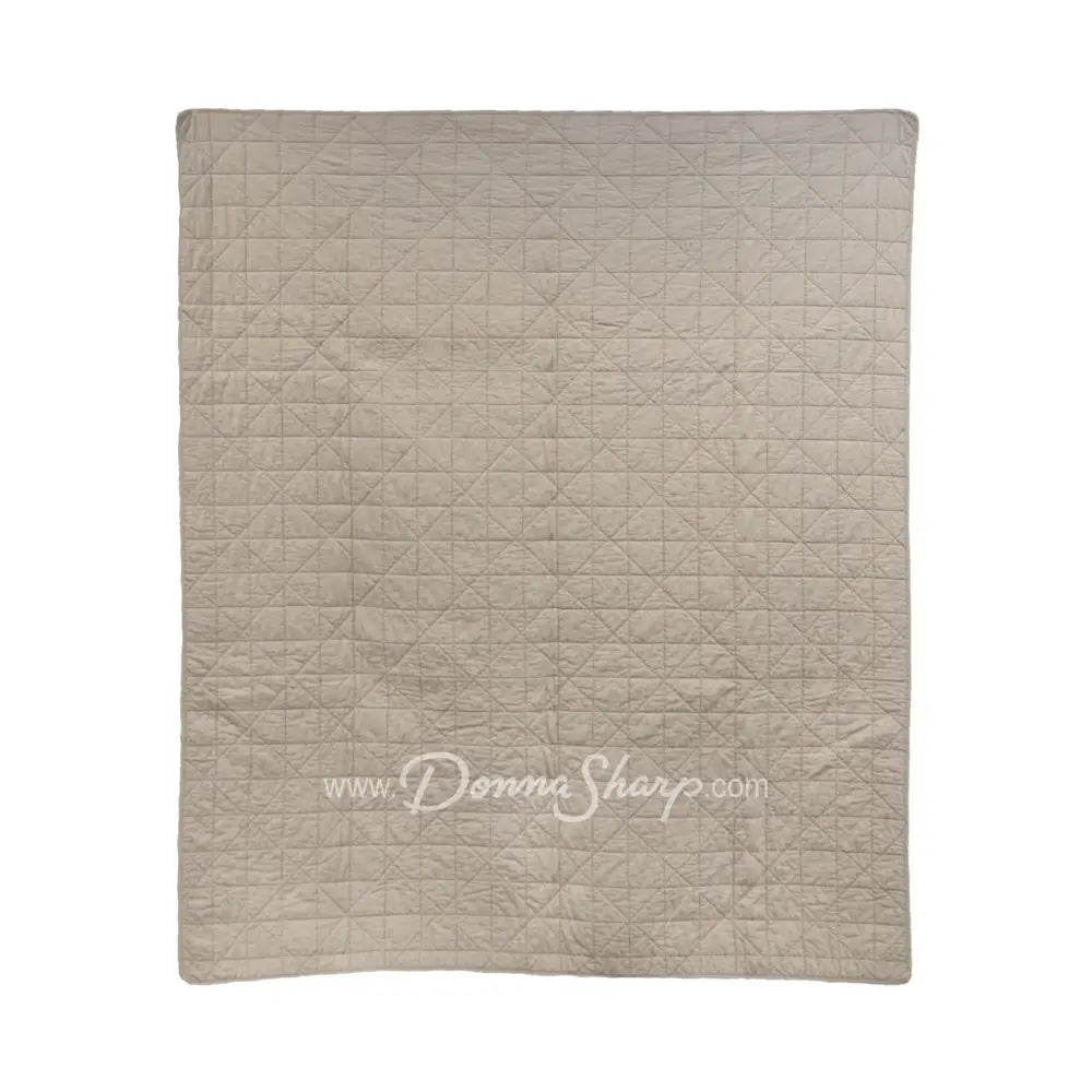 Donna Sharp 3Pc Driftwood Cotton Pieced Quilt Set New