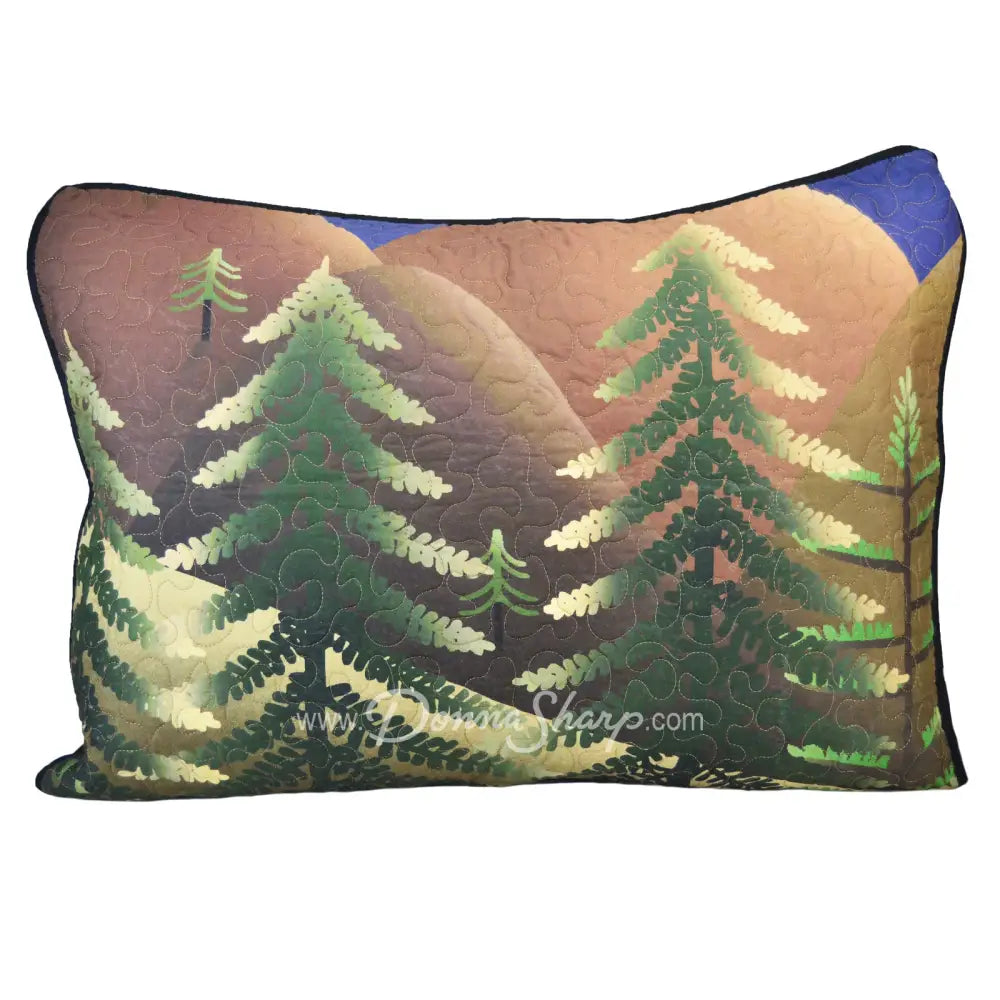 Folk Art Forest 3Pc Quilted Bedding Set From Donna Sharp