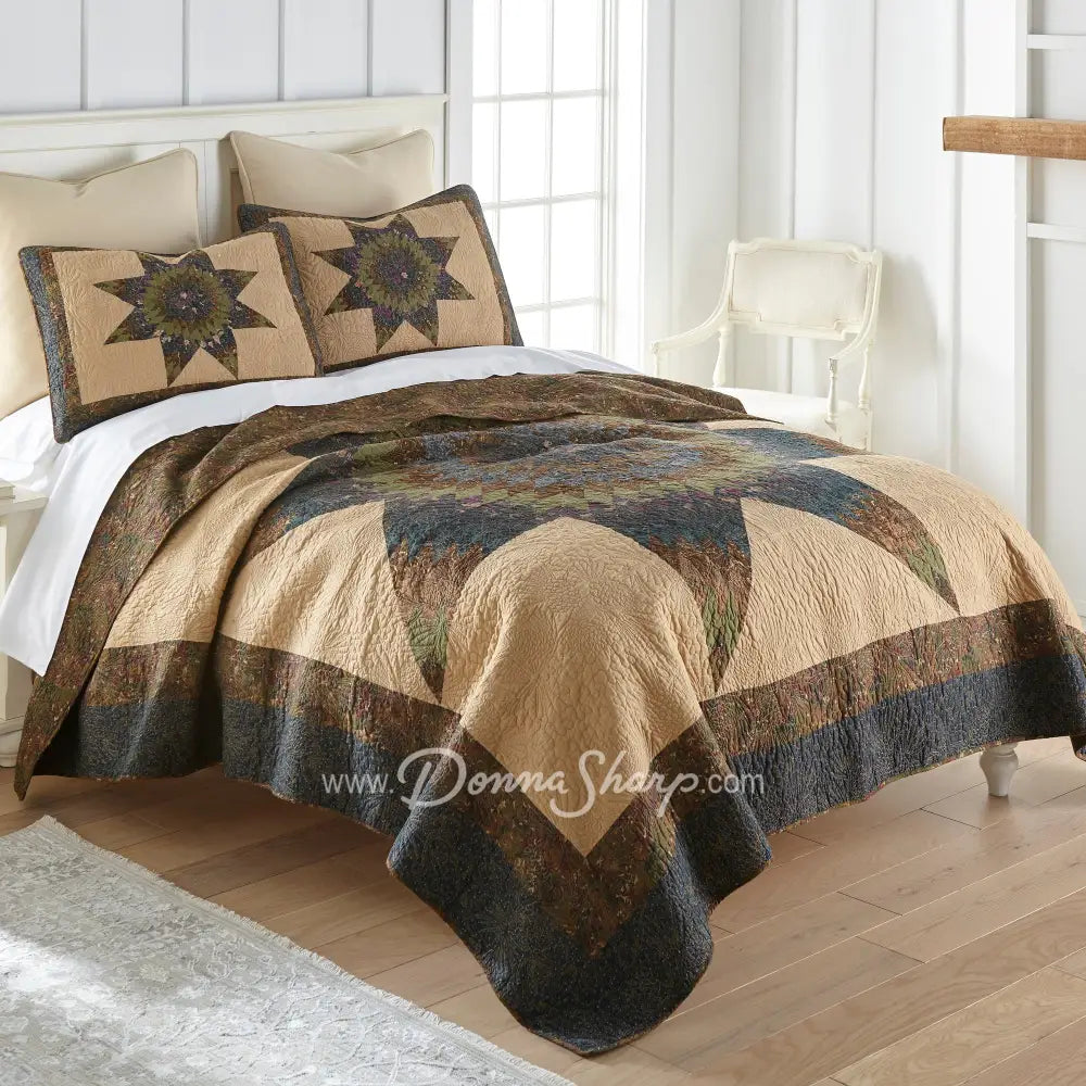 Donna Sharp Forest Star Cotton Quilted Bedding Bedding