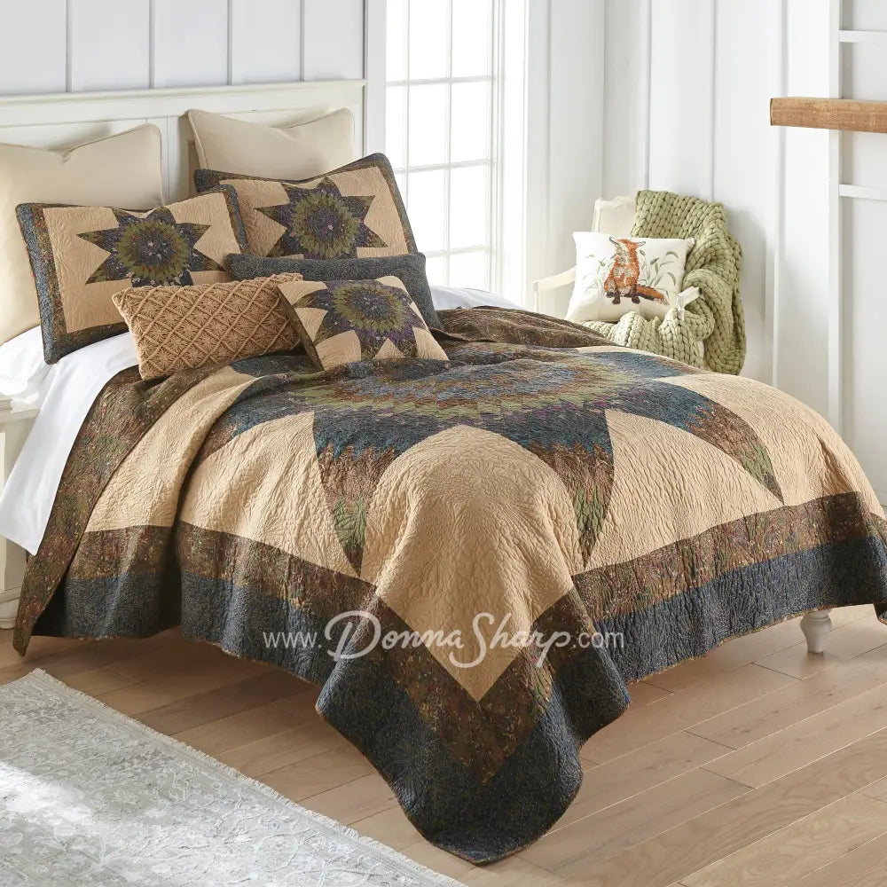 Donna Sharp Forest Star Cotton Quilted Bedding Bedding