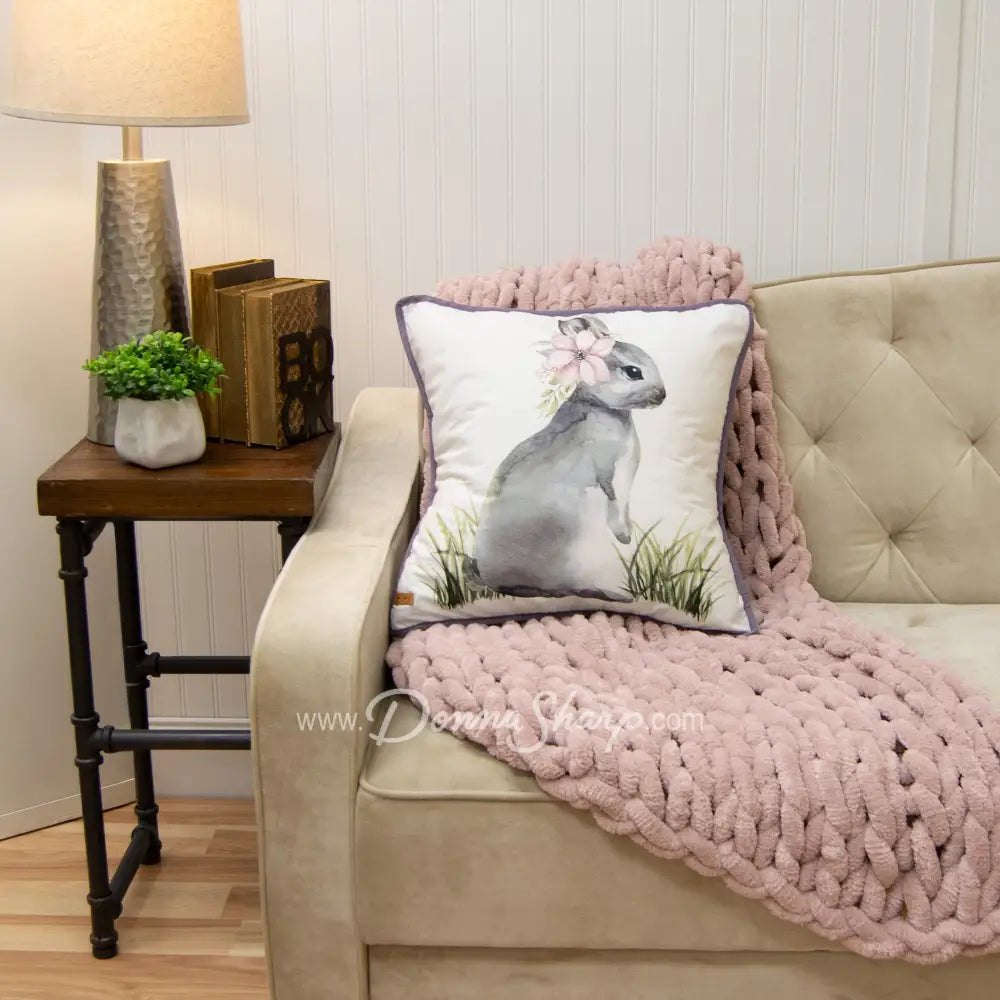 Dec Pillow Forget Me Not (Bunny) Bedding