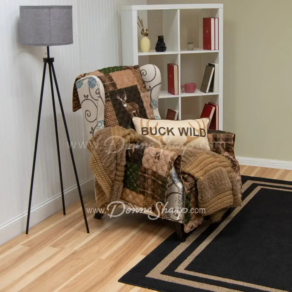 Sofa Cover, Green Forest (Chair)