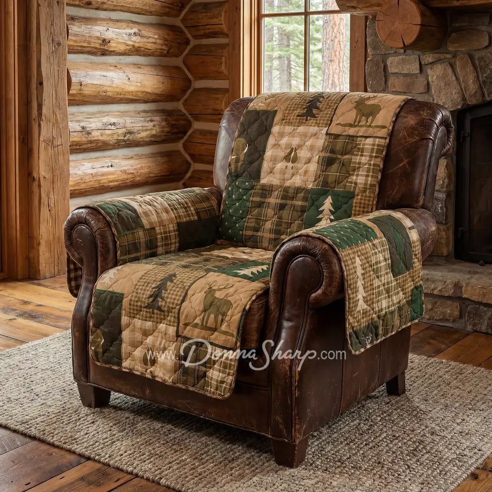 Donna Sharp Green Forest Sofa Cover (Chair) - Sofa Cover