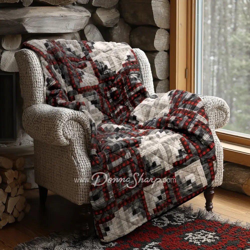 Throw Log Cabin Star