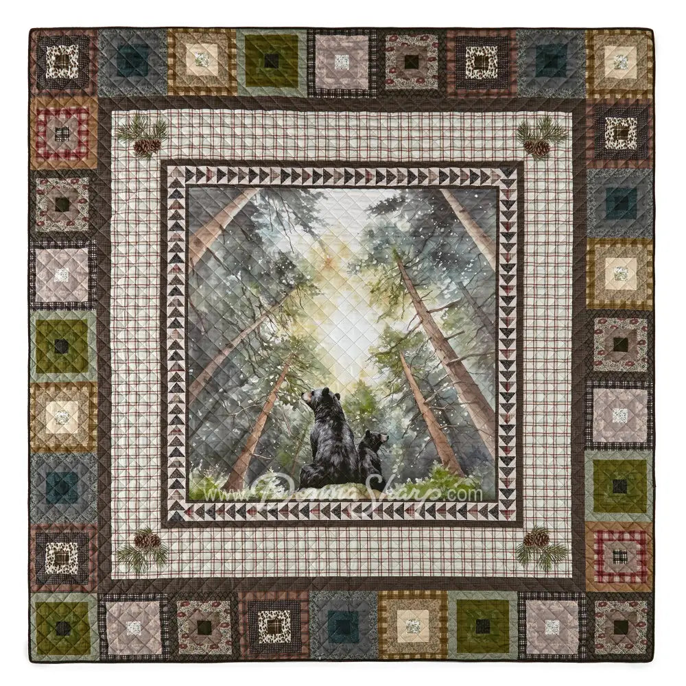 Donna Sharp Looking Up 3PC Quilted Bedding Set