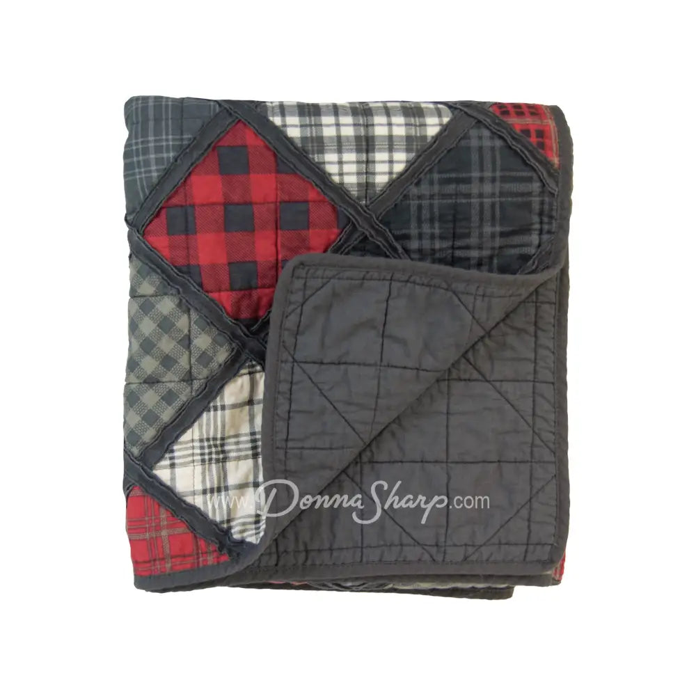 Donna Sharp Lumberjack Cotton Throw Bedding