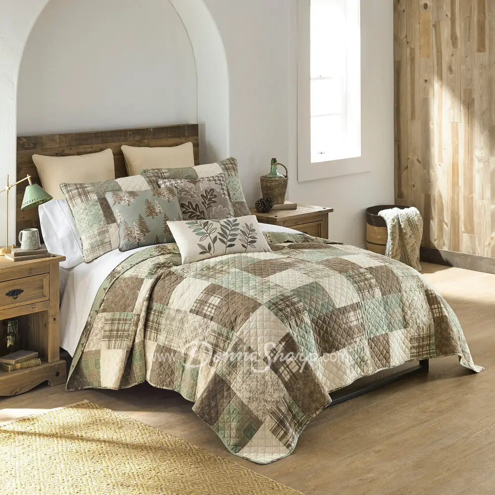 Donna Sharp Mint Patch Cotton Quilt Collection