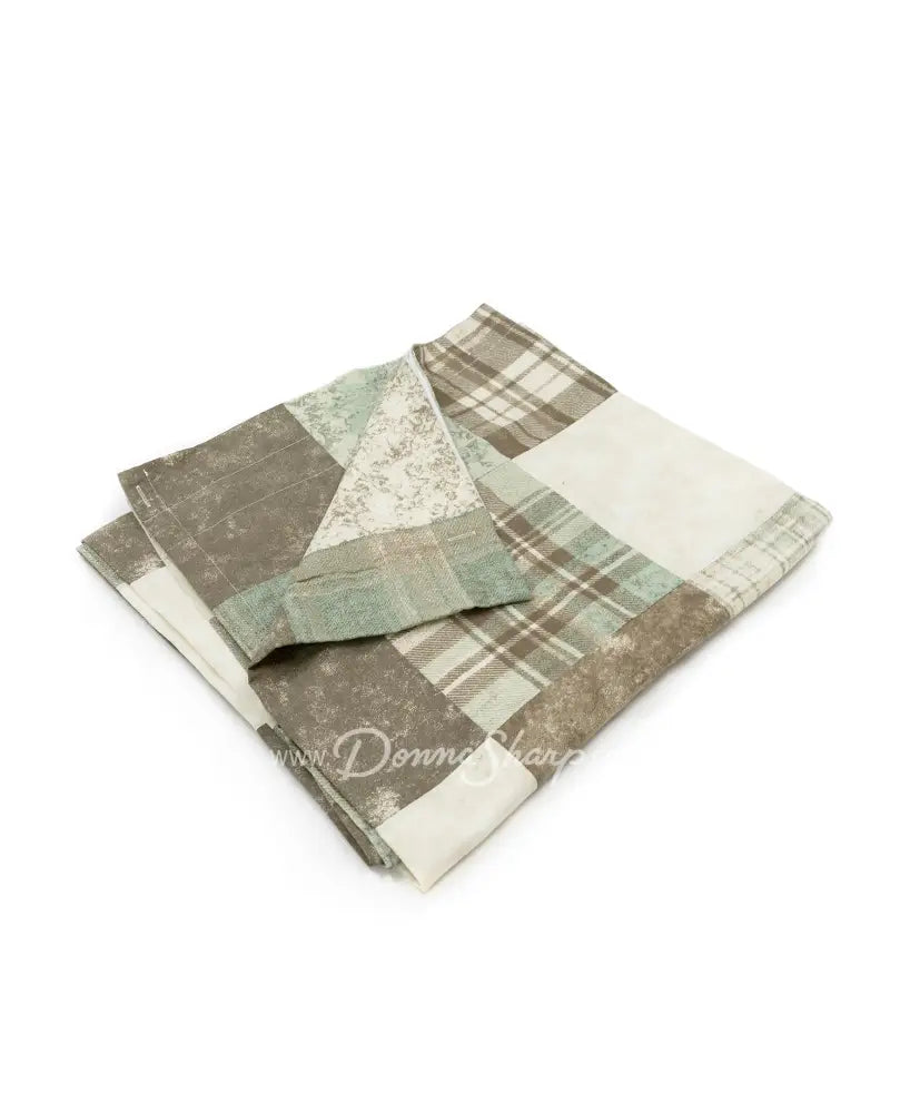 Donna Sharp Mint Patch Shower Curtain