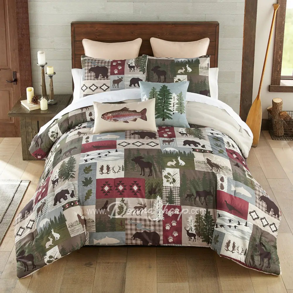 Donna Sharp Montana Forest Comforter Set Queen Set