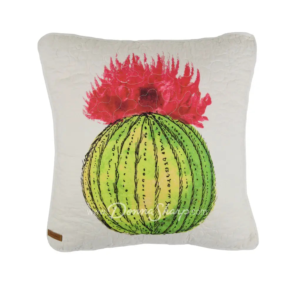 Dec Pillow Morning Desert (barrel cactus) Bedding