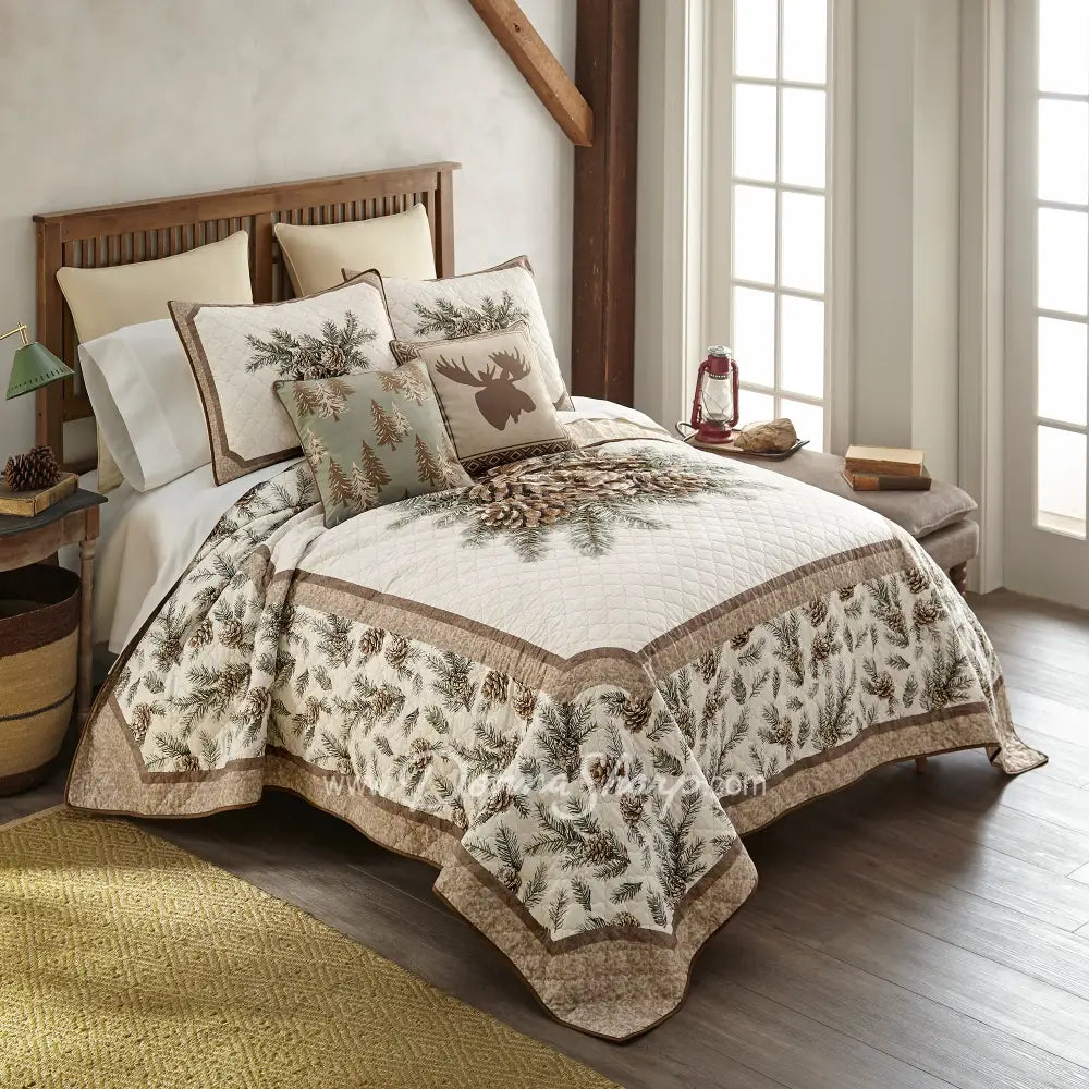 Donna Sharp Pine Medallion Ultra Comfort Quilt Collection - Bedding