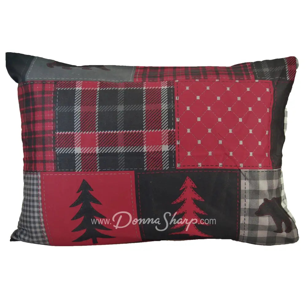 Donna Sharp Red Forest 3Pc Microfiber Comforter Bedding Set