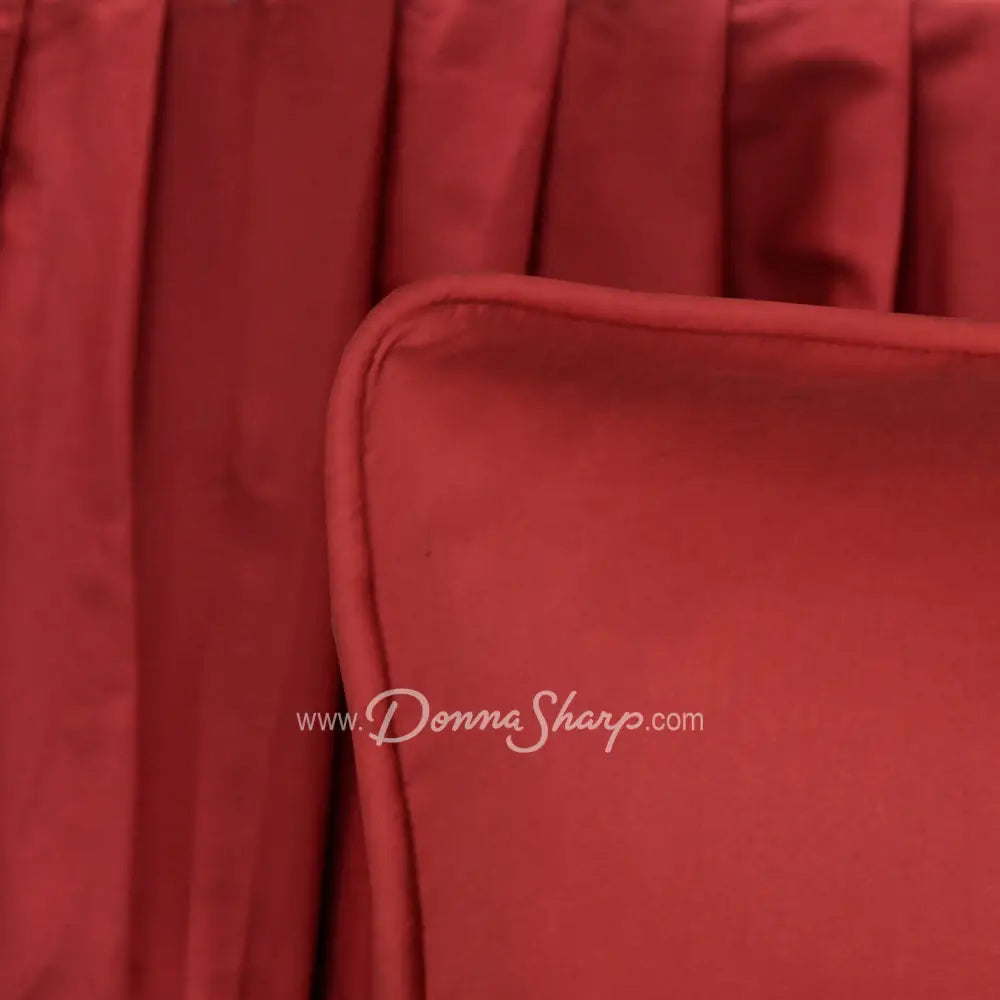 Full Bedskirt Red - Gathered Sale