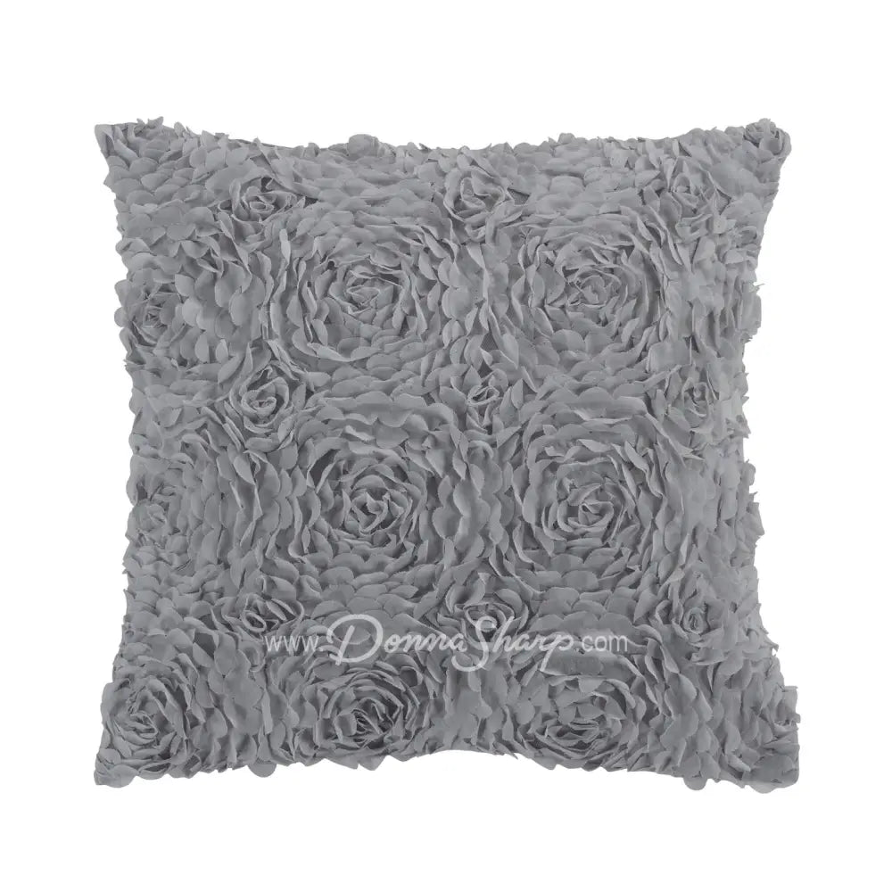 Dec Pillow Roses (Grey) Bedding
