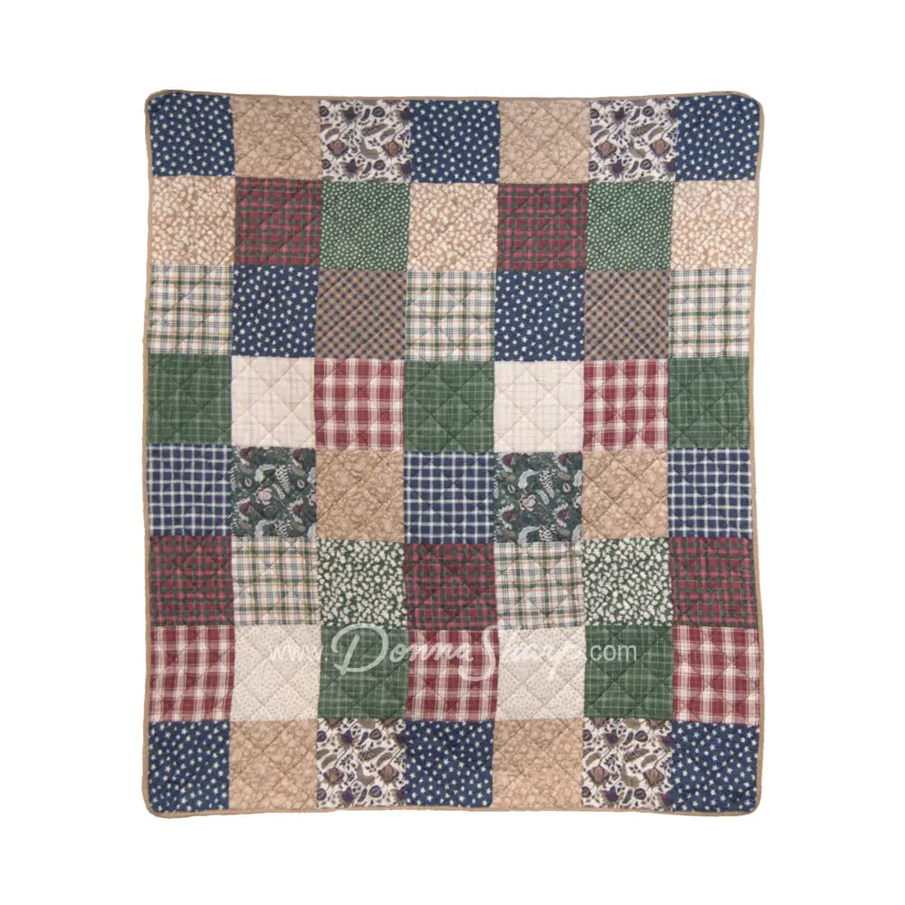 Rustic Paisley Pieced Cotton Quilt Set From Donna Sharp New