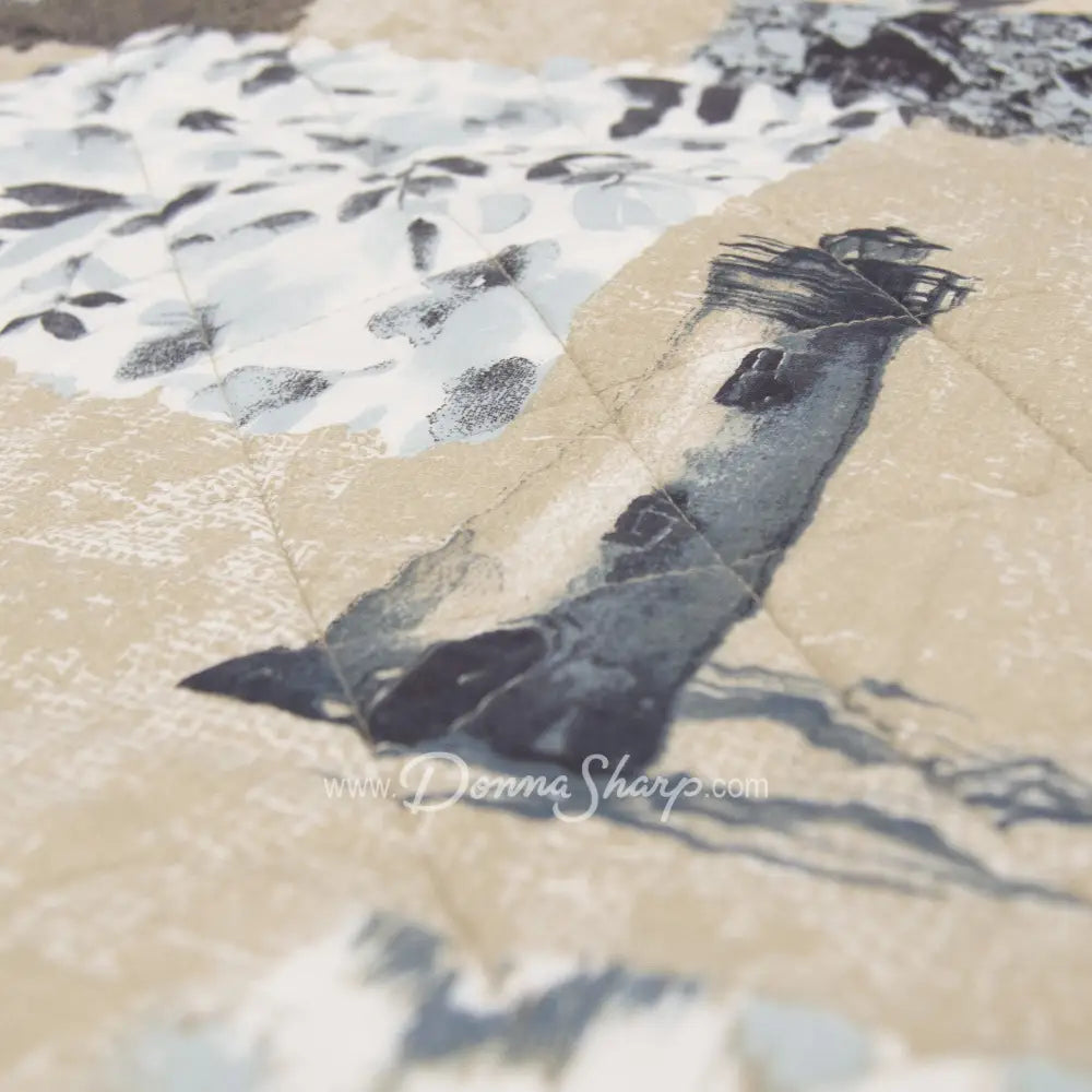 Donna Sharp Seascape Cotton Quilted Bedding Set New