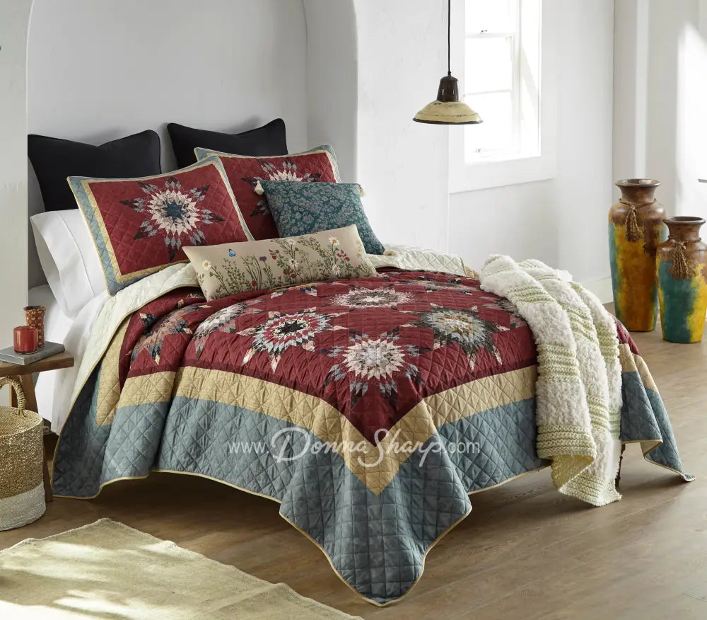 Donna Sharp Southern Star 3-Piece Quilted Bedding Set