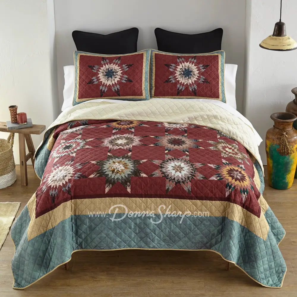 Donna Sharp Southern Star 3-Piece Quilted Bedding Set