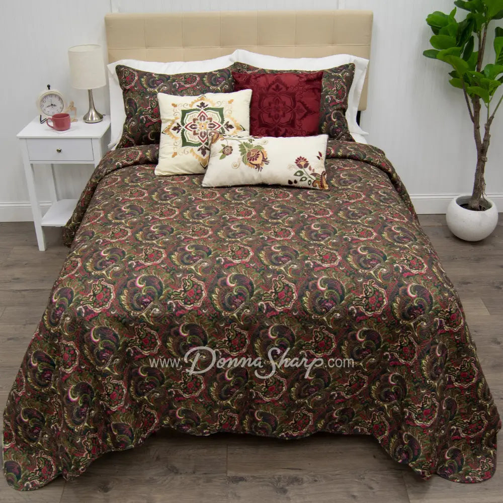 Spice Postage Stamp Bedding