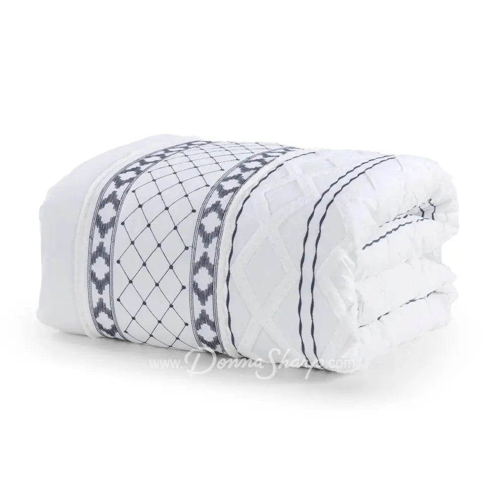 Donna Sharp Trellis 3Pc Cotton Comforter Set Bedding