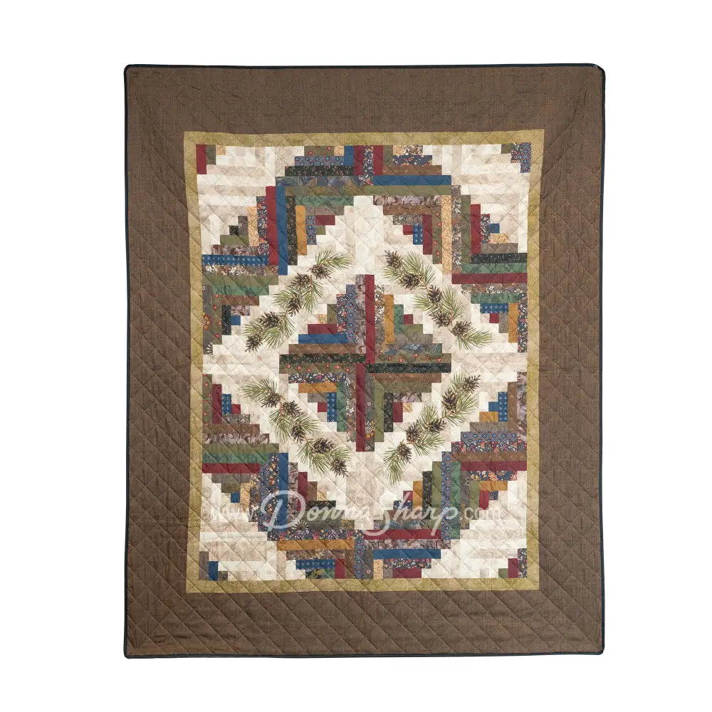 Donna Sharp 3-Piece Whitley Rustic Bedding Set Throw