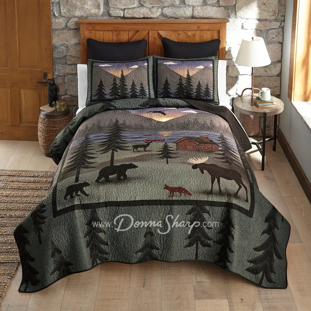 Donna Sharp Wild Retreat Ultra Comfort Quilt Collection - King - Bedding