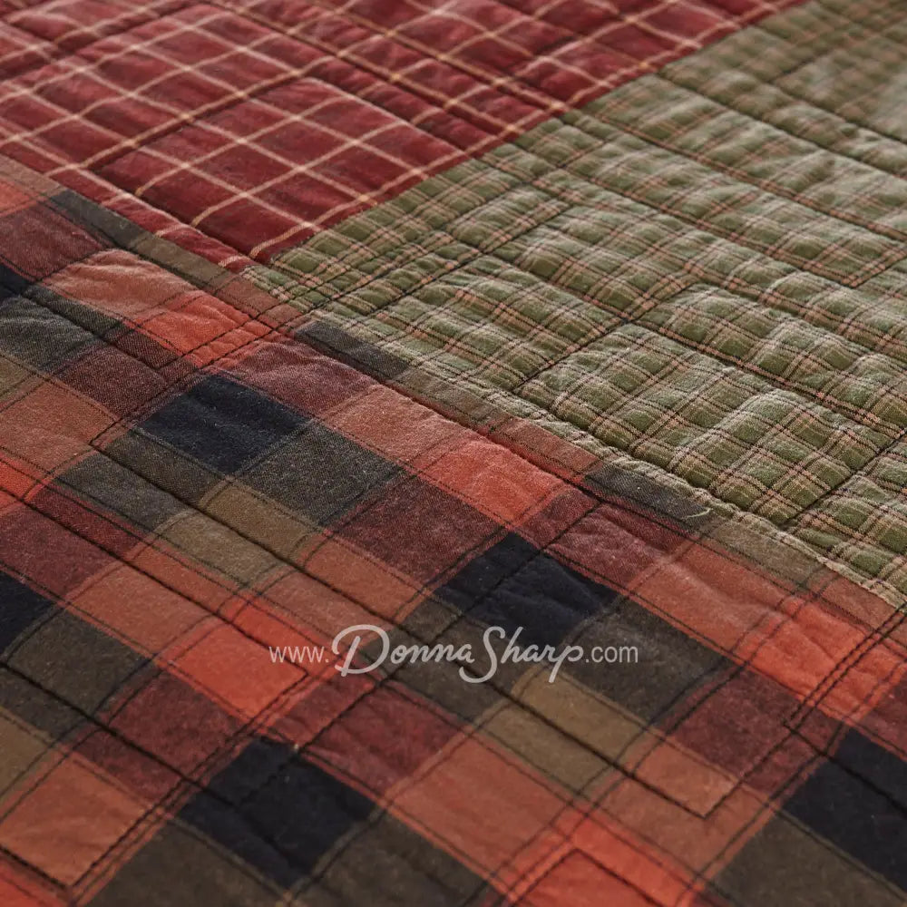 Donna Sharp Woodland Square Cotton Quilt Bedding Bedding